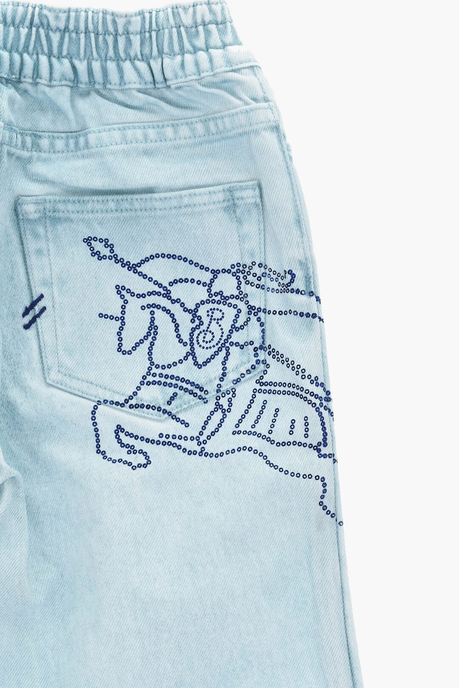 Burberry KIDS 2405~Stonewashed Jeans CAVEN with Iconic Print