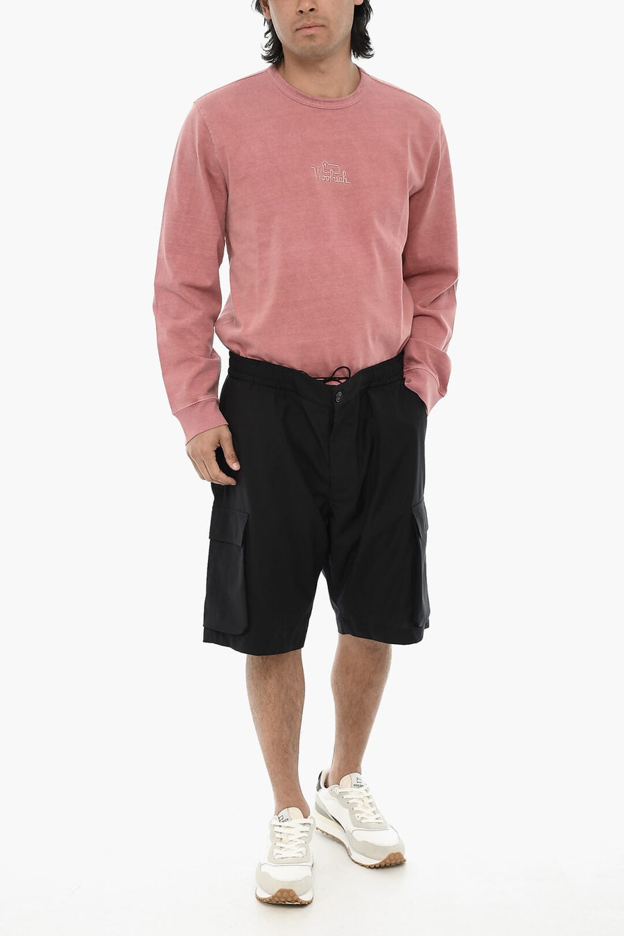 Woolrich 2405~Virgin Wool Cargo Pants, view 4