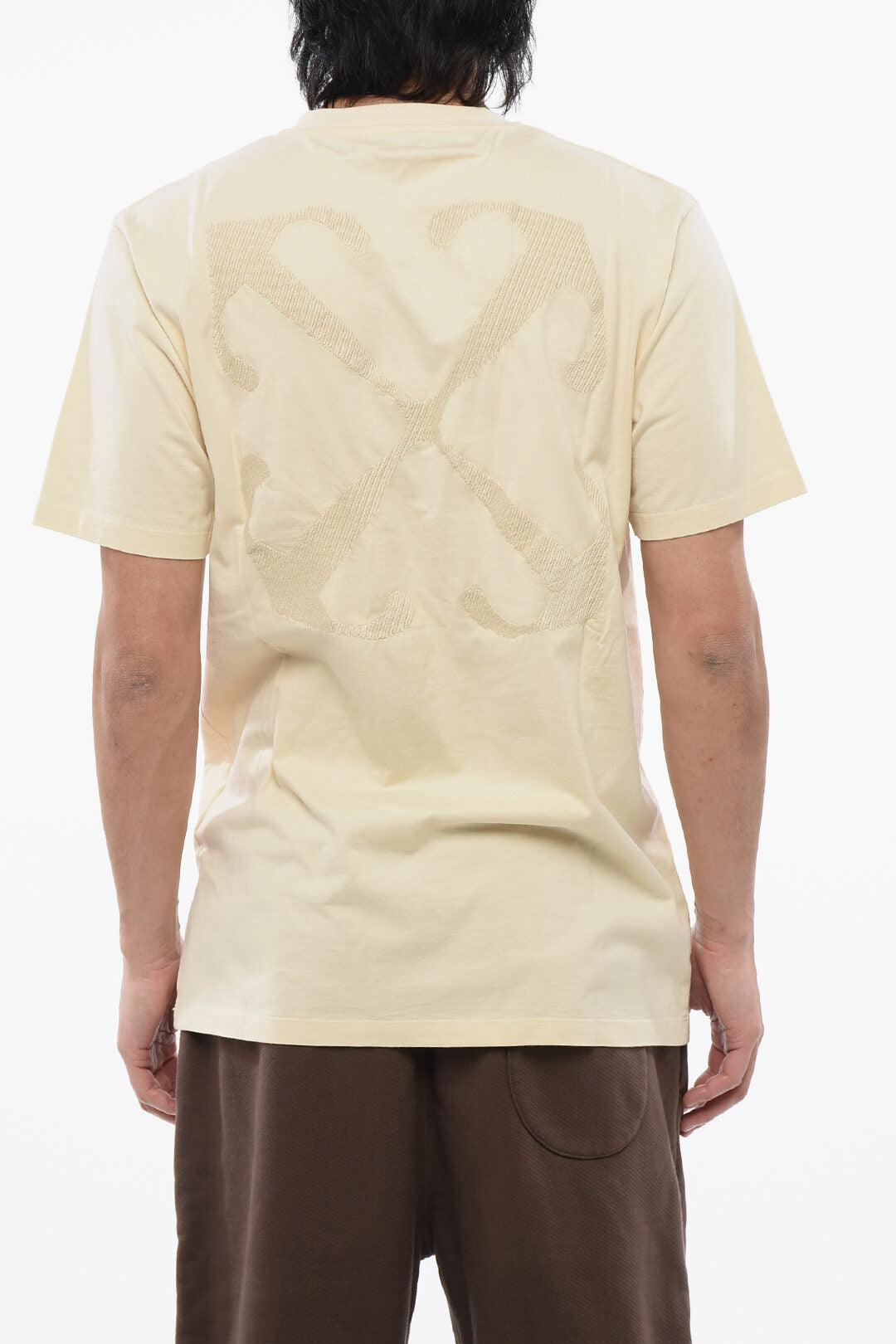 Off-White 2500~Slim-Fit T-Shirt ARROW with Embroidery
