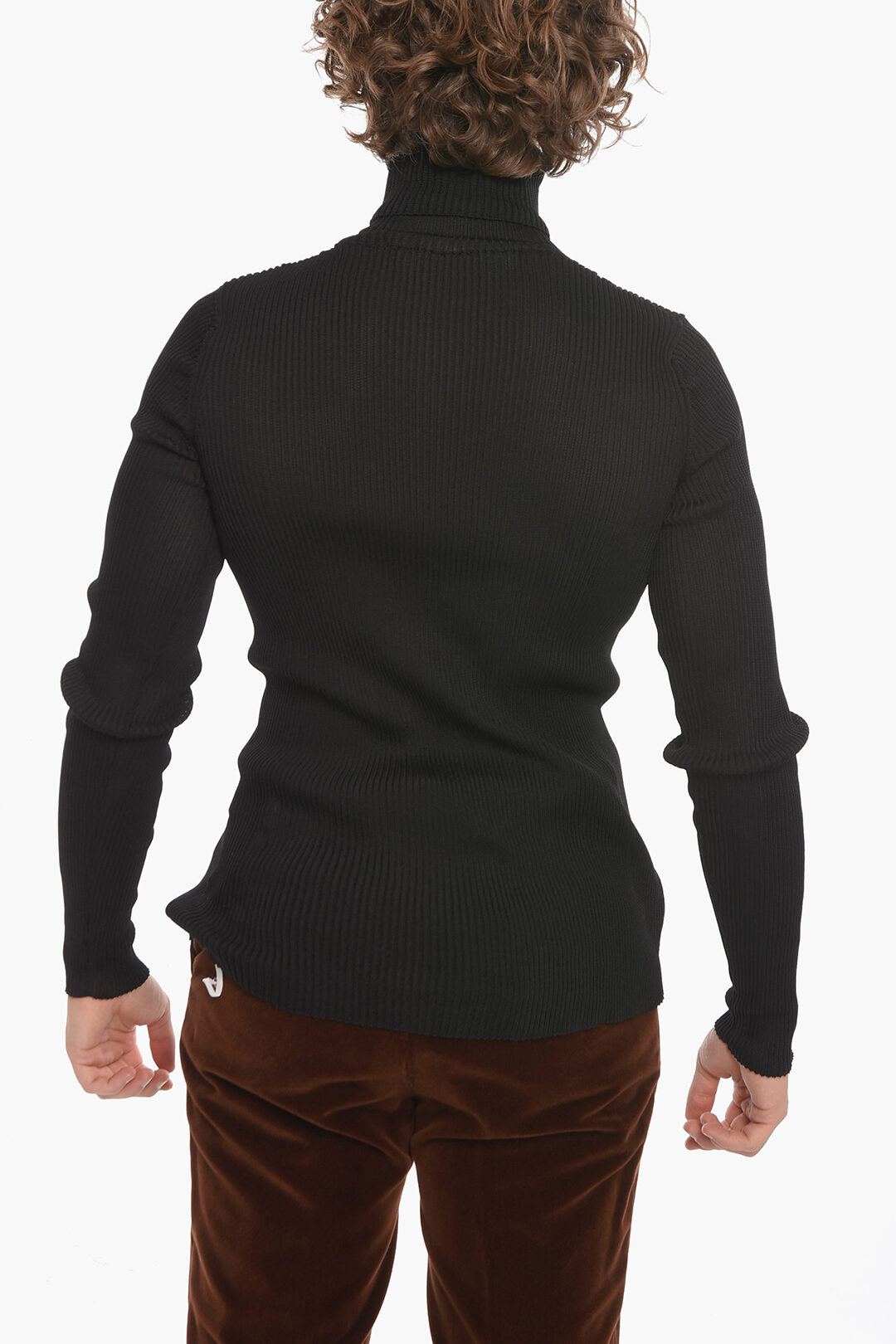 Off-White 3500~Turtleneck Ribbed Sweater HELVET, view 2