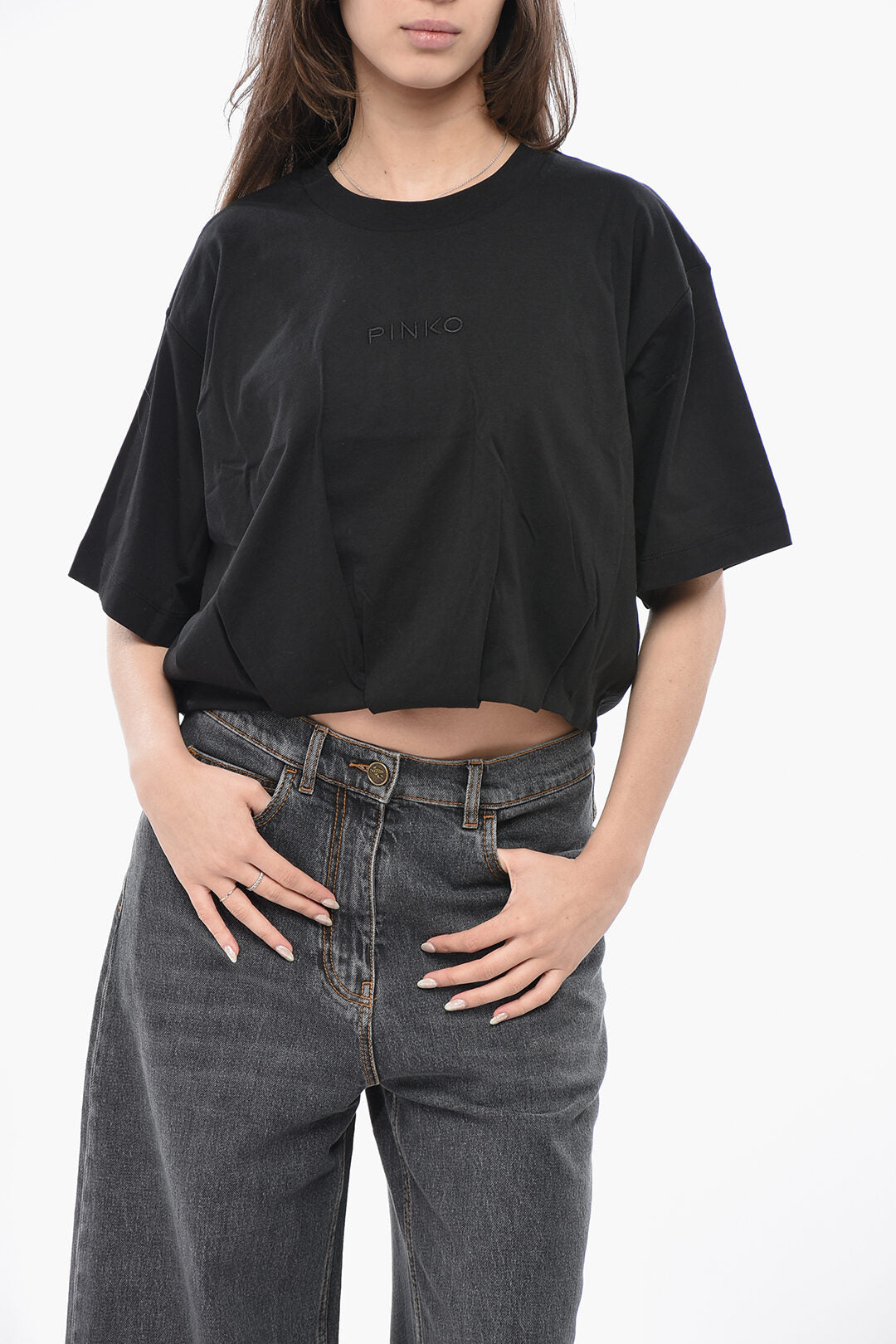 Pinko 3500~Cotton T-Shirt TORRONE With Balloon Design