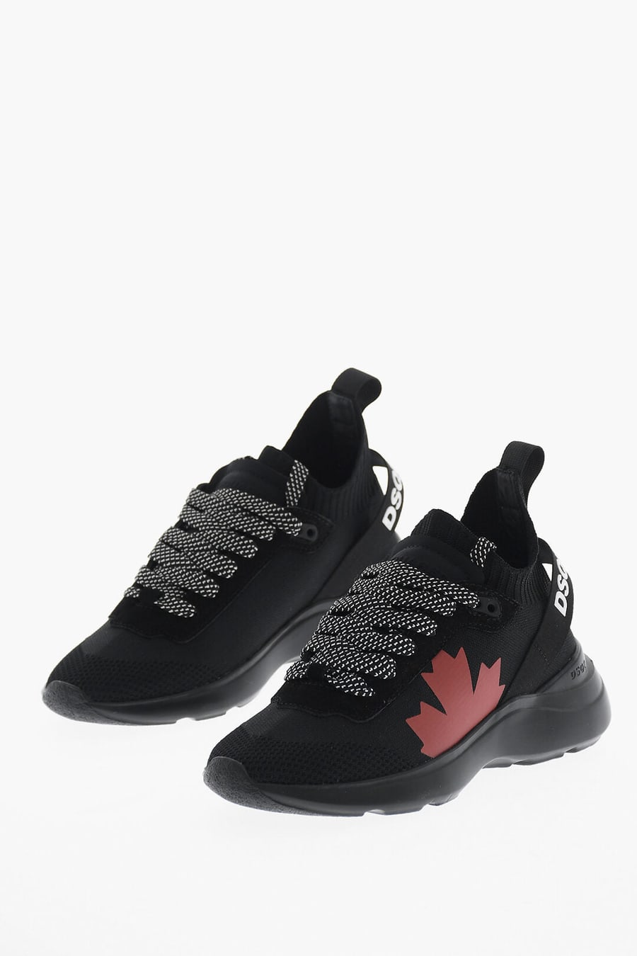 Dsquared2 3500~Technical Fabric Low-Top Sneakers FLY with Contrast Details