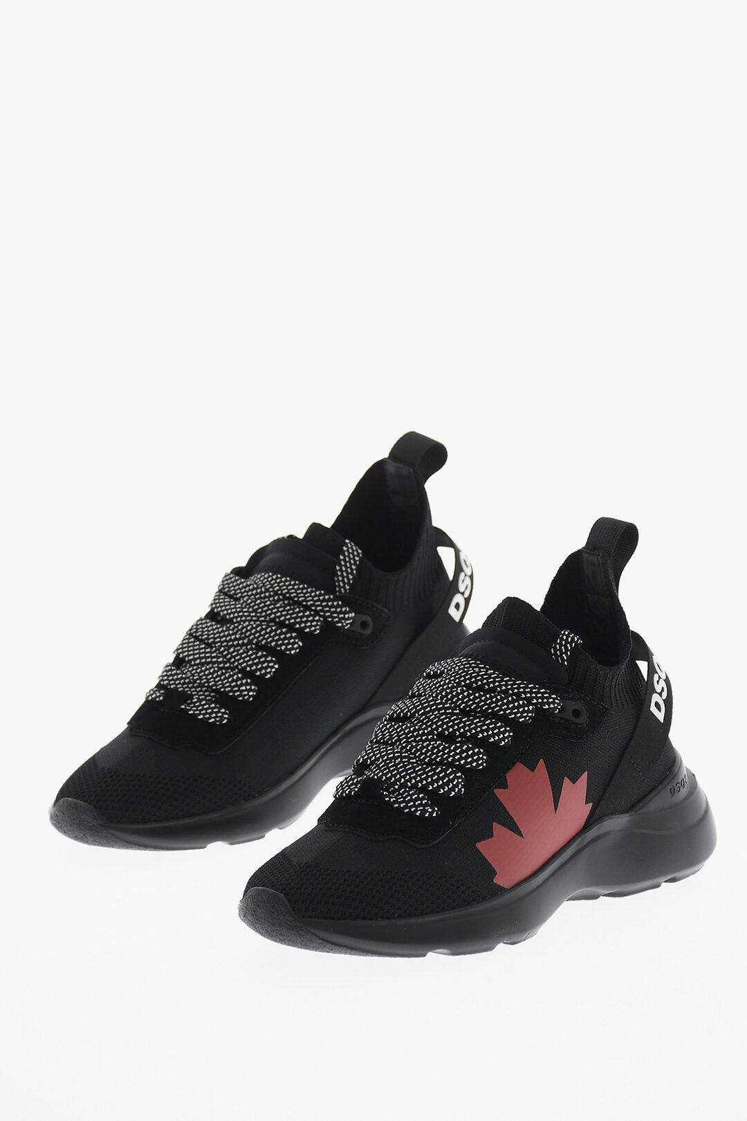 Dsquared2 3500~Technical Fabric Low-Top Sneakers FLY with Contrast Details