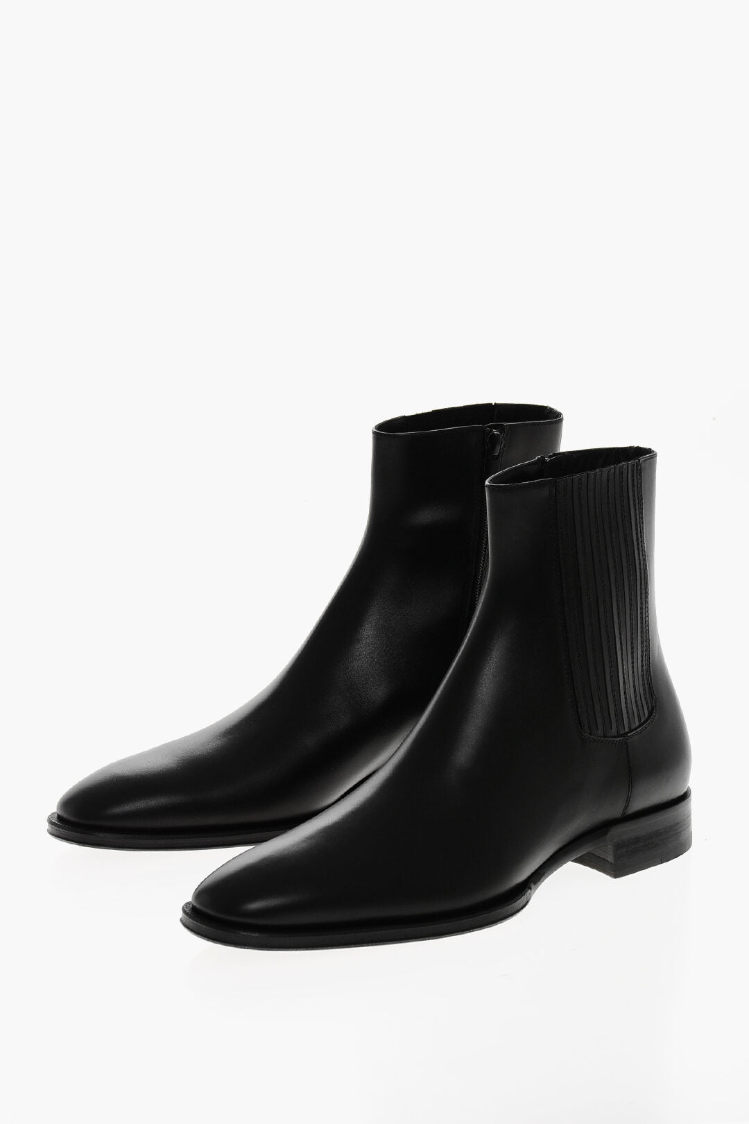 Dsquared2 3500~Leather Chelsea Boots D2 CLASSIC With Internal Zip