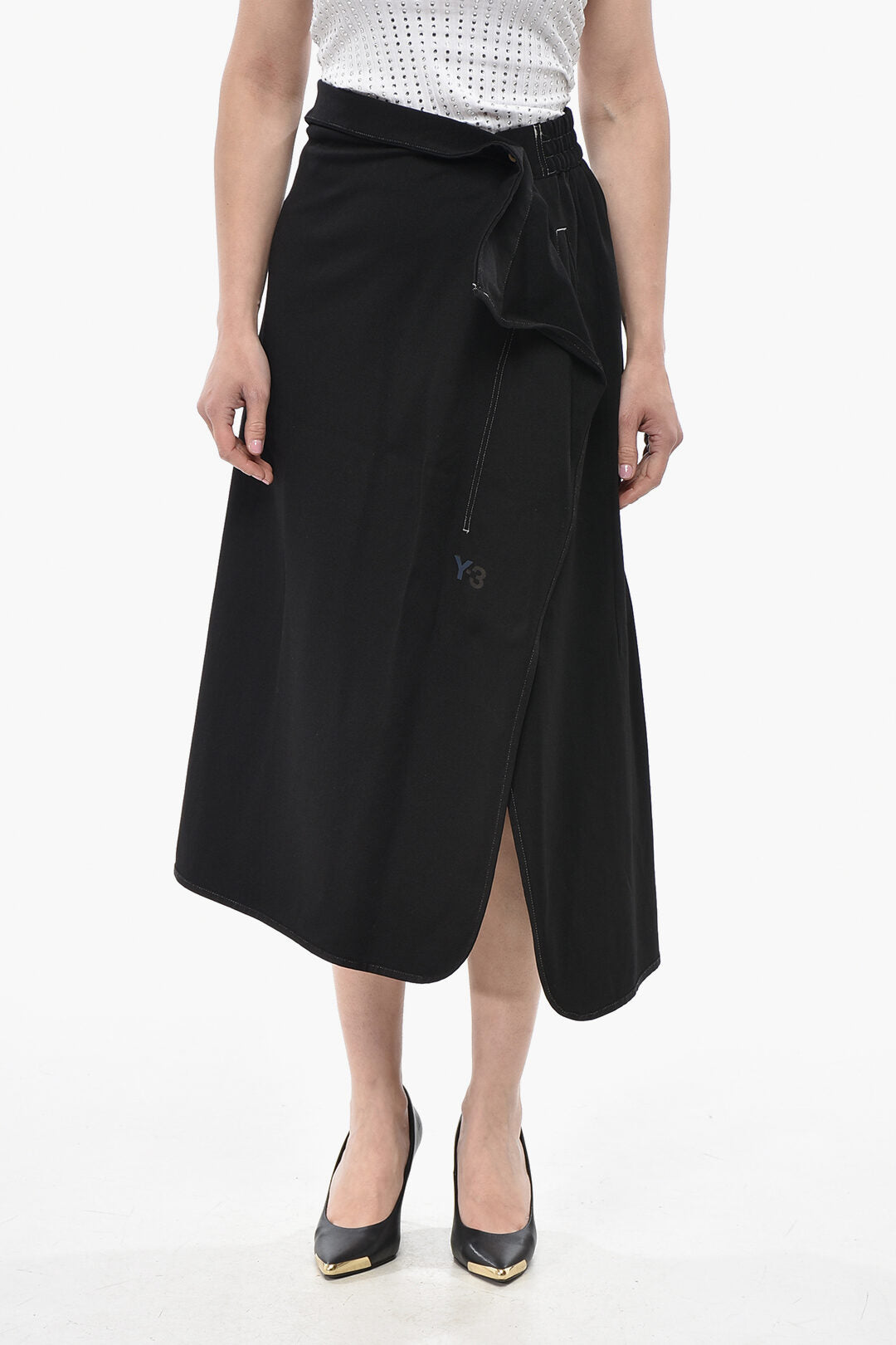 adidas 3500~Jersey Midi Skirt with Side Slits