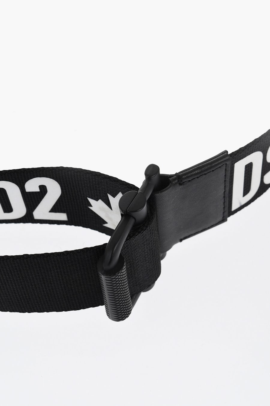 Dsquared2 2550~Logo Fabric Belt with 40mm Roller Buckle, view 3