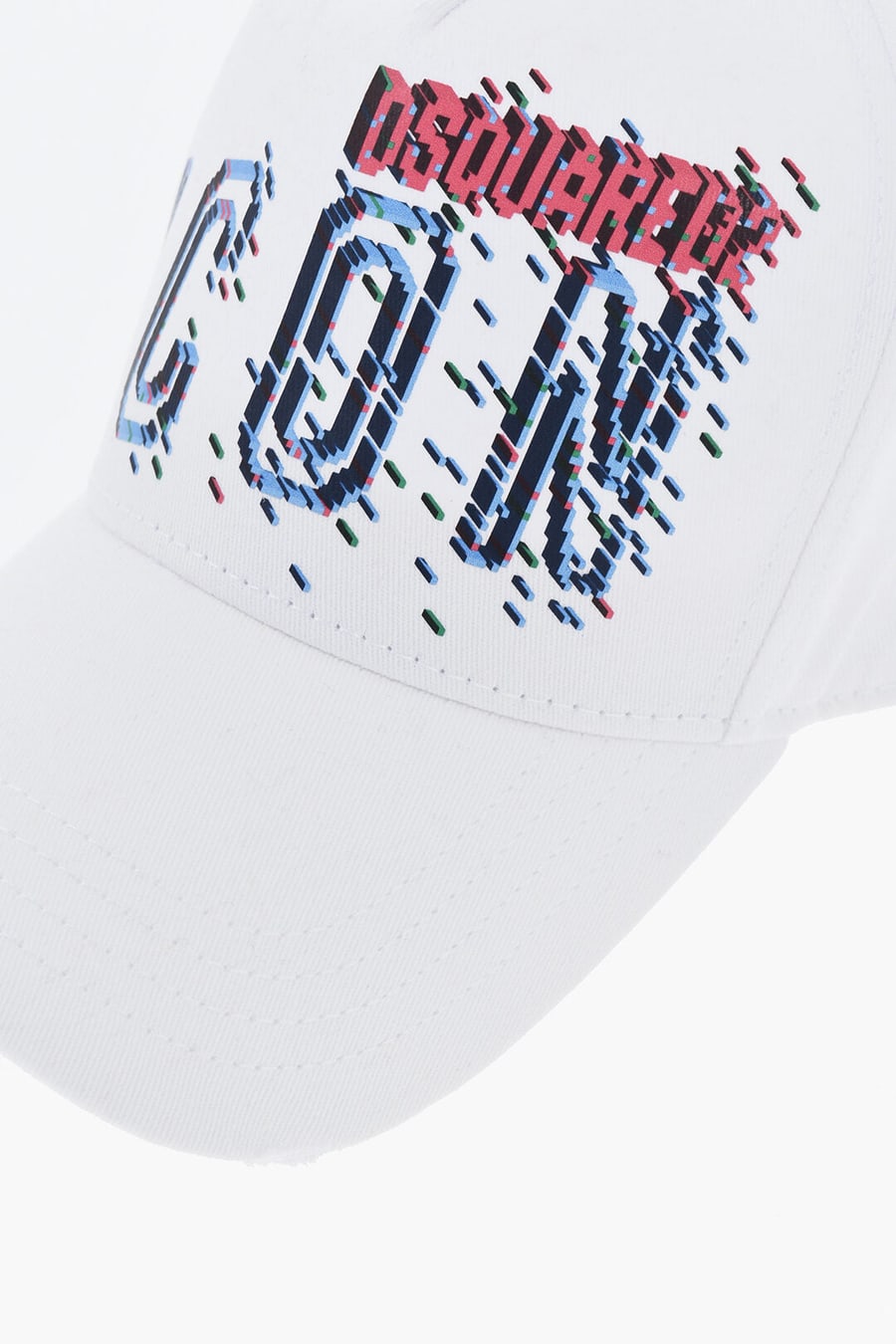 Dsquared2 2405~ICON Solid Baseball Cap with Printed Logo, view 3