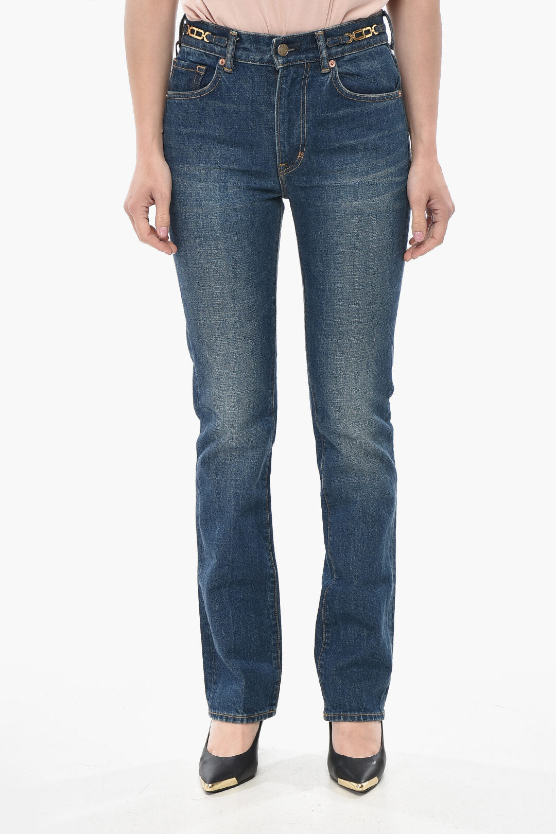 Tom Ford 2405~Dark-Wash Denim Skinny Jeans 18cm
