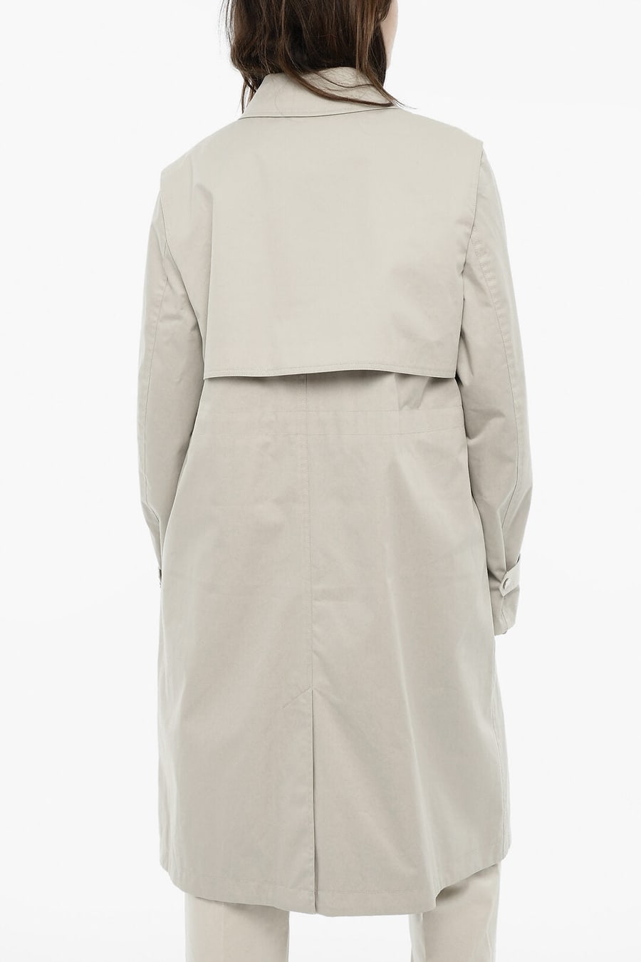 Woolrich 2470~Solid Lightweight Cotton Trench Coat, view 2