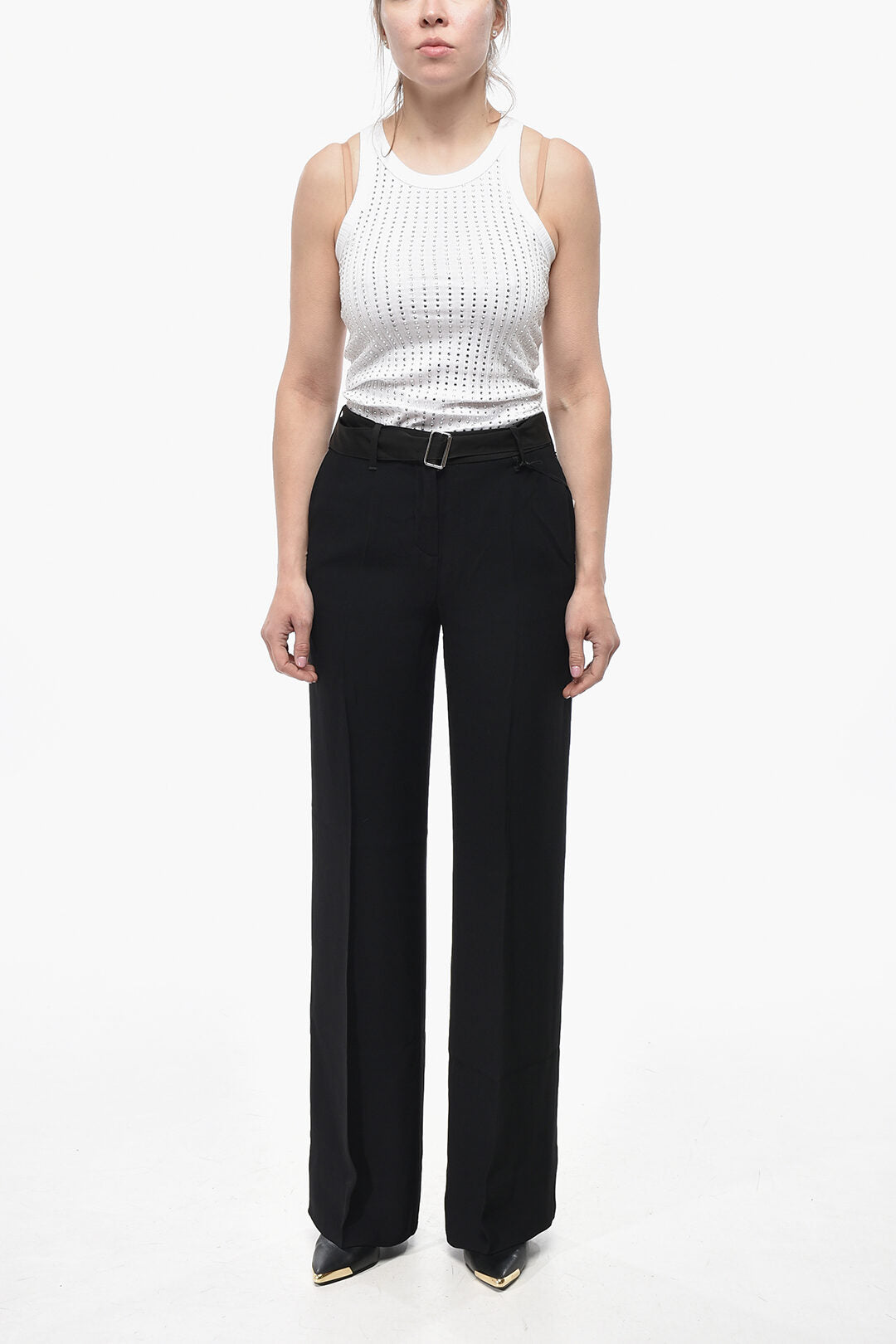 True Royal 3500~Viscose Pants LARA with Belt