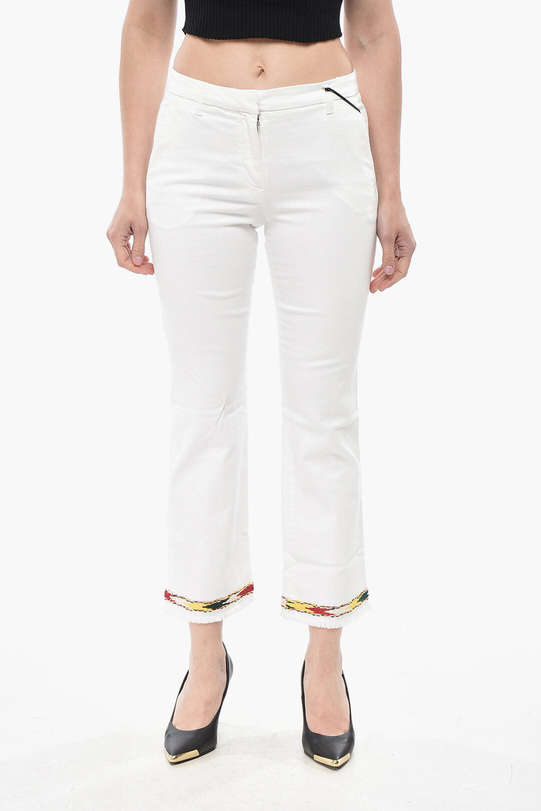 True Royal 2405~Chino Pants ROSS with Embroidered Hem