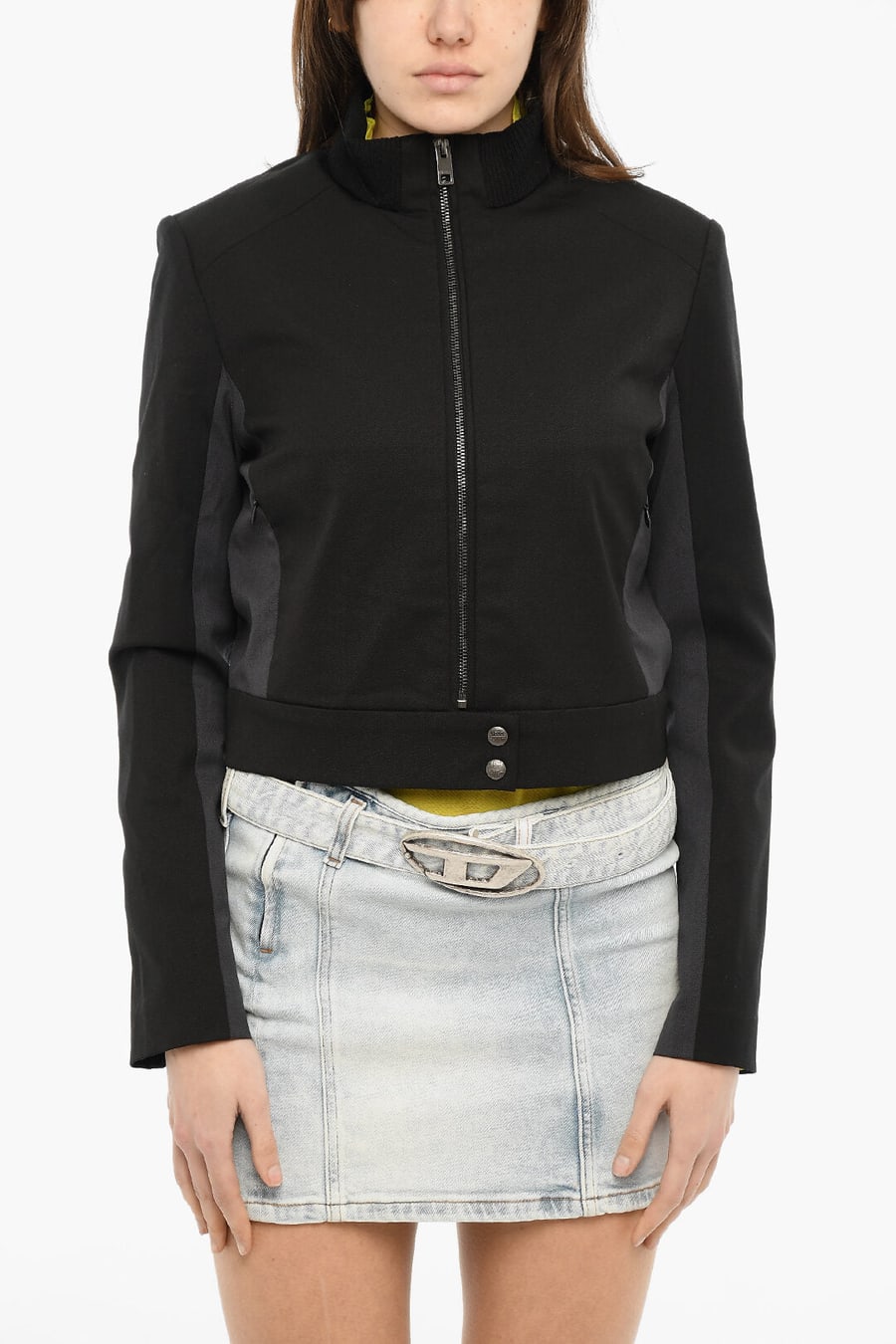 Diesel 3500~Mixed-Wool Jacket G-GAURI In Solid Color