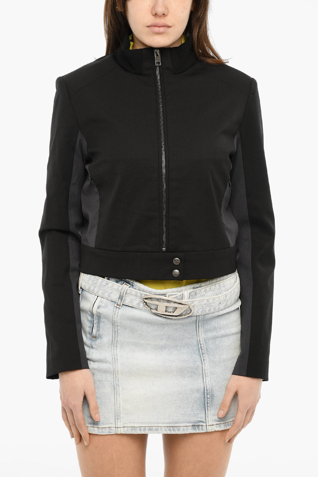 Diesel 3500~Mixed-Wool Jacket G-GAURI In Solid Color