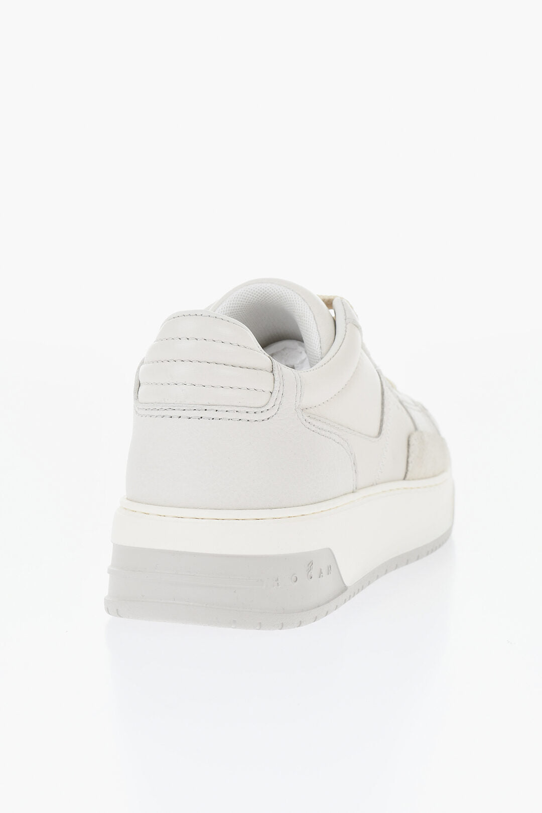Hogan 2405~Lace-Up Leather Sneakers With Rubber Sole