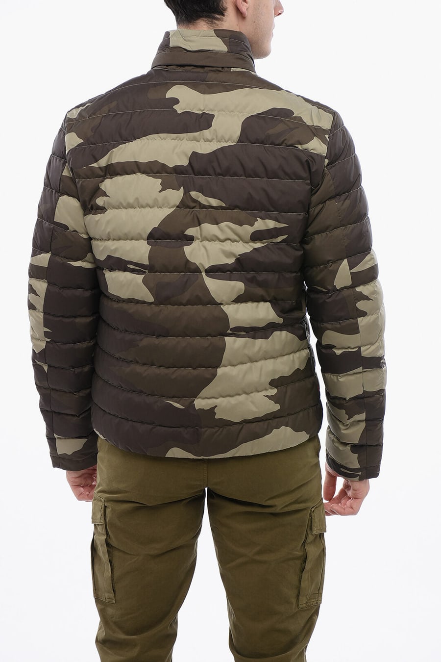 Woolrich 2405~Puffer Jacket BERING With Camouflage Pattern