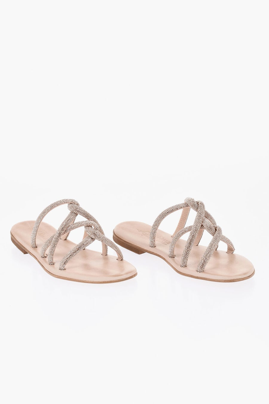 Kima 3300~Rhinestone Flat Sandals TASO