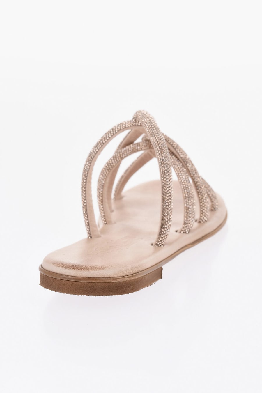 Kima 3300~Rhinestone Flat Sandals TASO, view 2