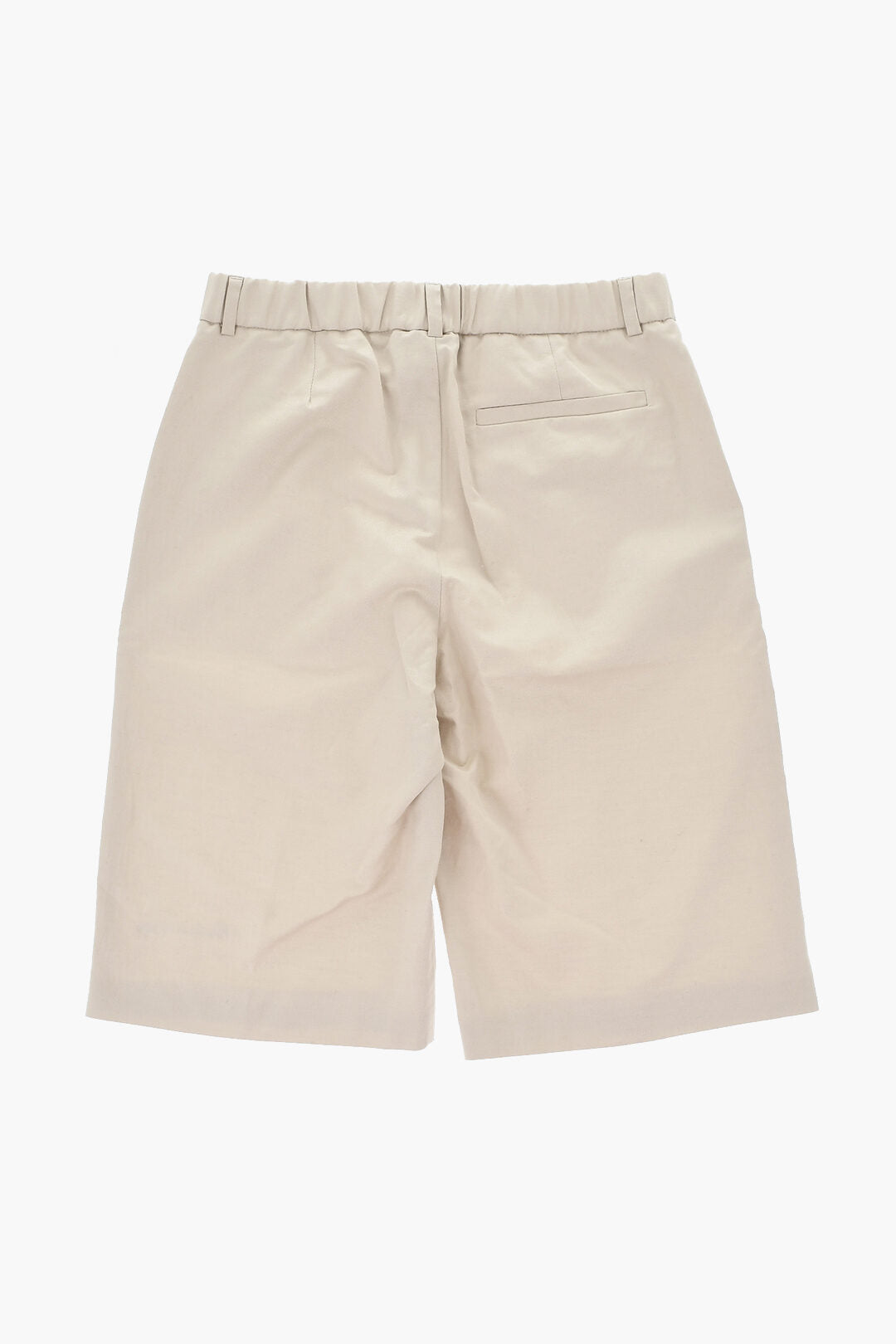 Fendi Kids 2500~Cotton-Linen Single-Pleat Shorts