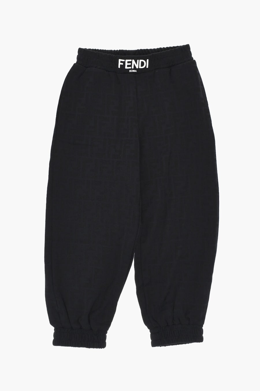Fendi Kids 1500~Nylon Joggers With All-Over Monogram Glitter