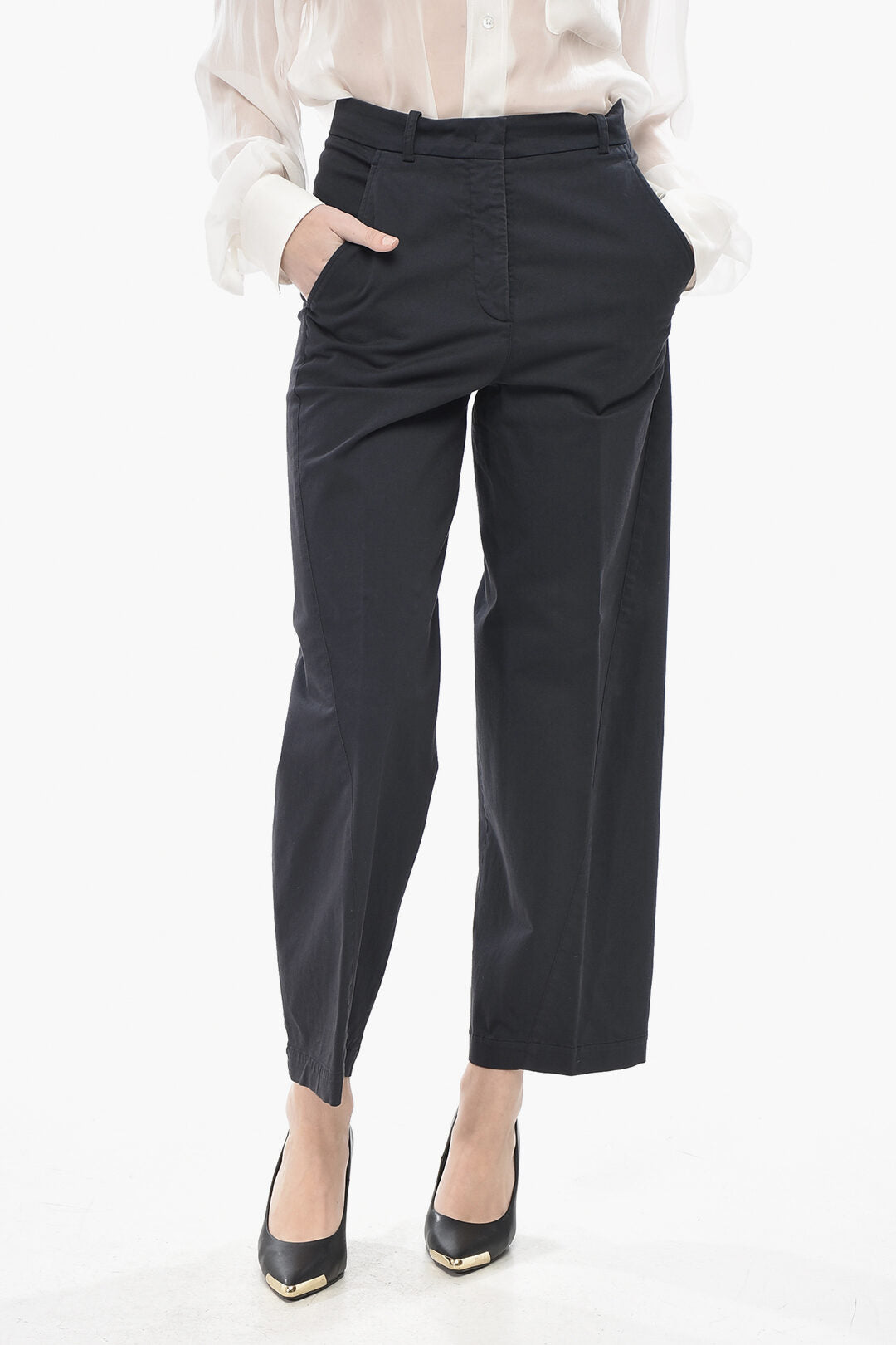 QL2 2405~Chino Trousers SANDRA, Stretch Cotton