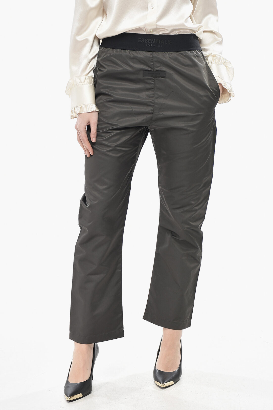 Fear of God 2470~ESSENTIALS Nylon Trousers with Embossed Logo