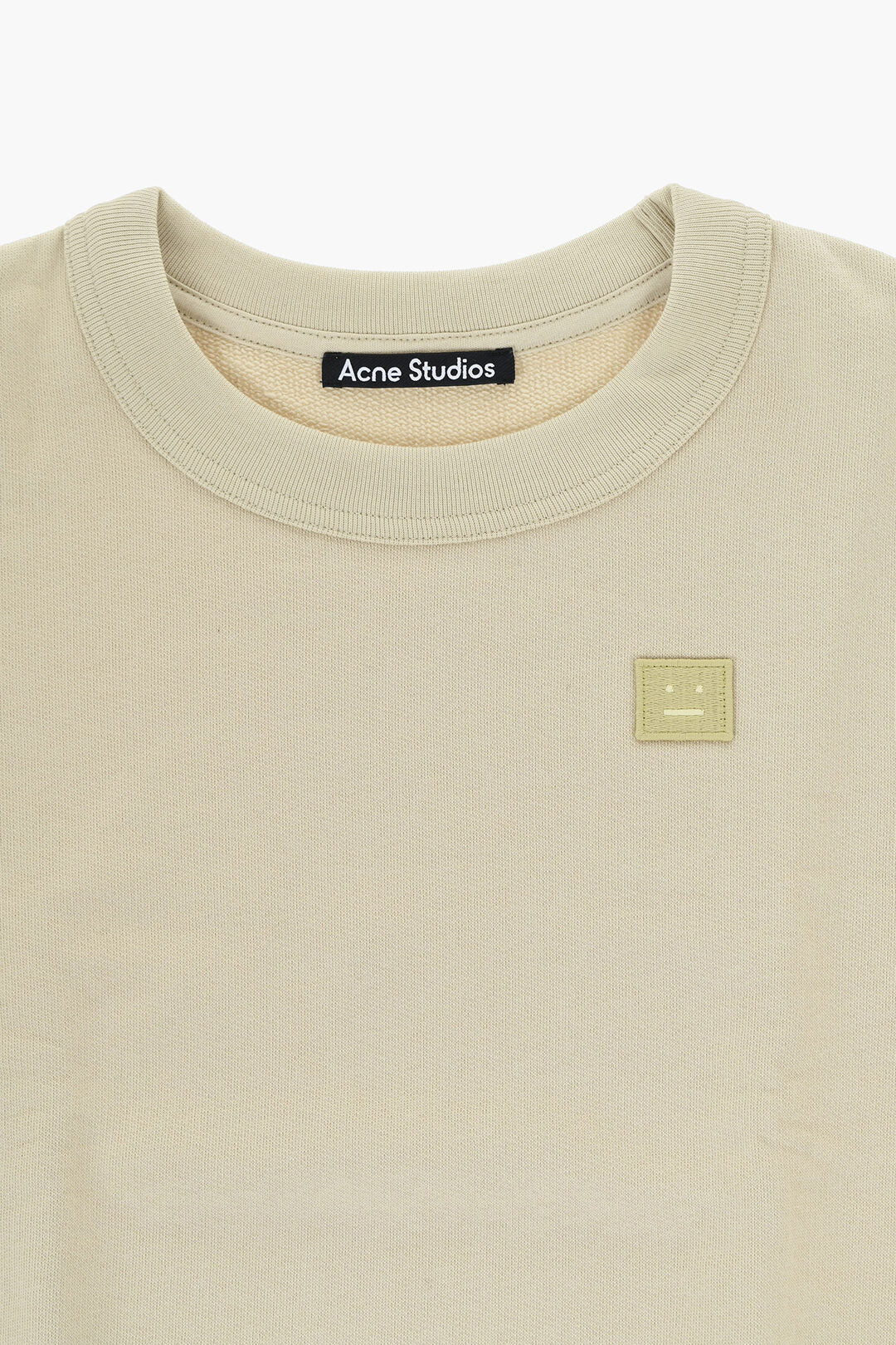 Acne Studios Kids 2850~Solid-Color Cotton Crewneck Sweatshirt, view 2