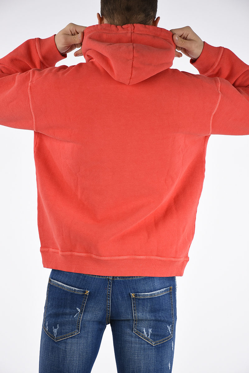 Dsquared2 2550~Printed Hooded Sweatshirt DAN FIT, view 2