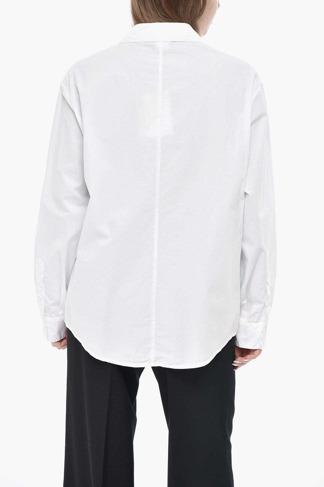 Aspesi 2405~Unlined Double-Breasted Cotton Blazer, view 2