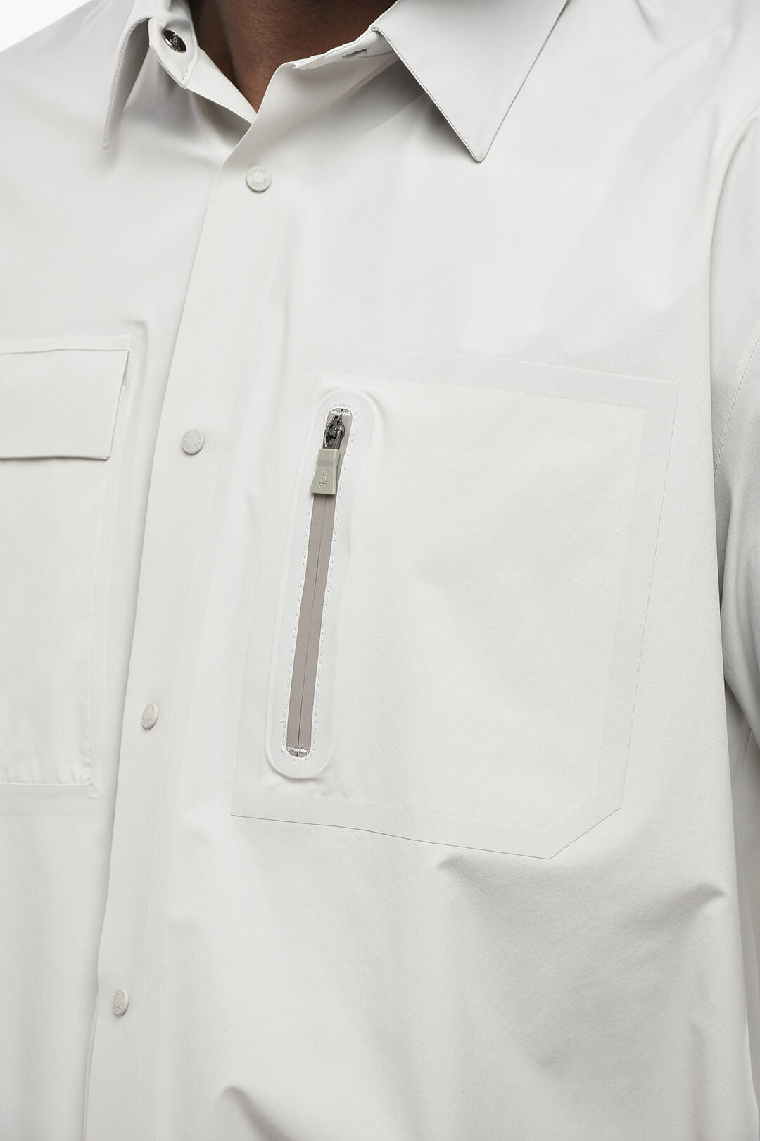 Herno 2470~Nylon Stretch Overshirt with Double Chest Pocket
