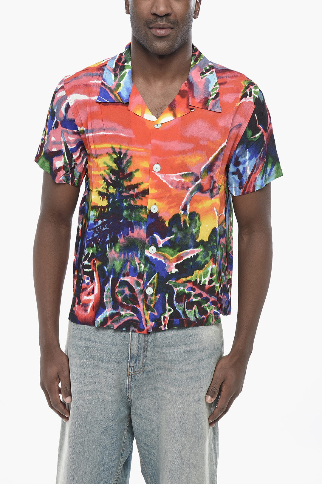 Brain Dead 3250~Shirt FORGOTTEN FOREST Short-Sleeve