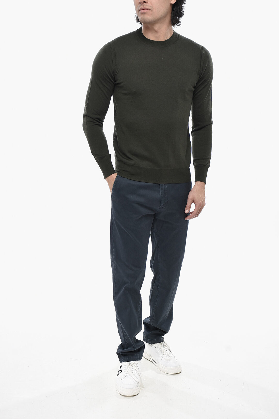 Paolo Pecora 2850~Extrafine Virgin Wool Crewneck Sweater