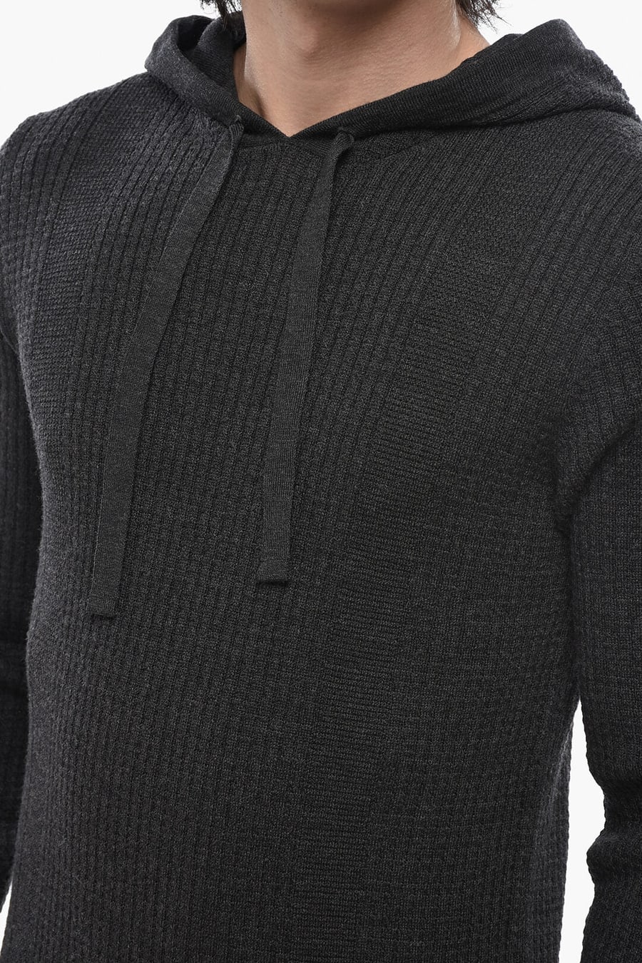 Paolo Pecora 2470~Virgin Wool Hoodie, view 2
