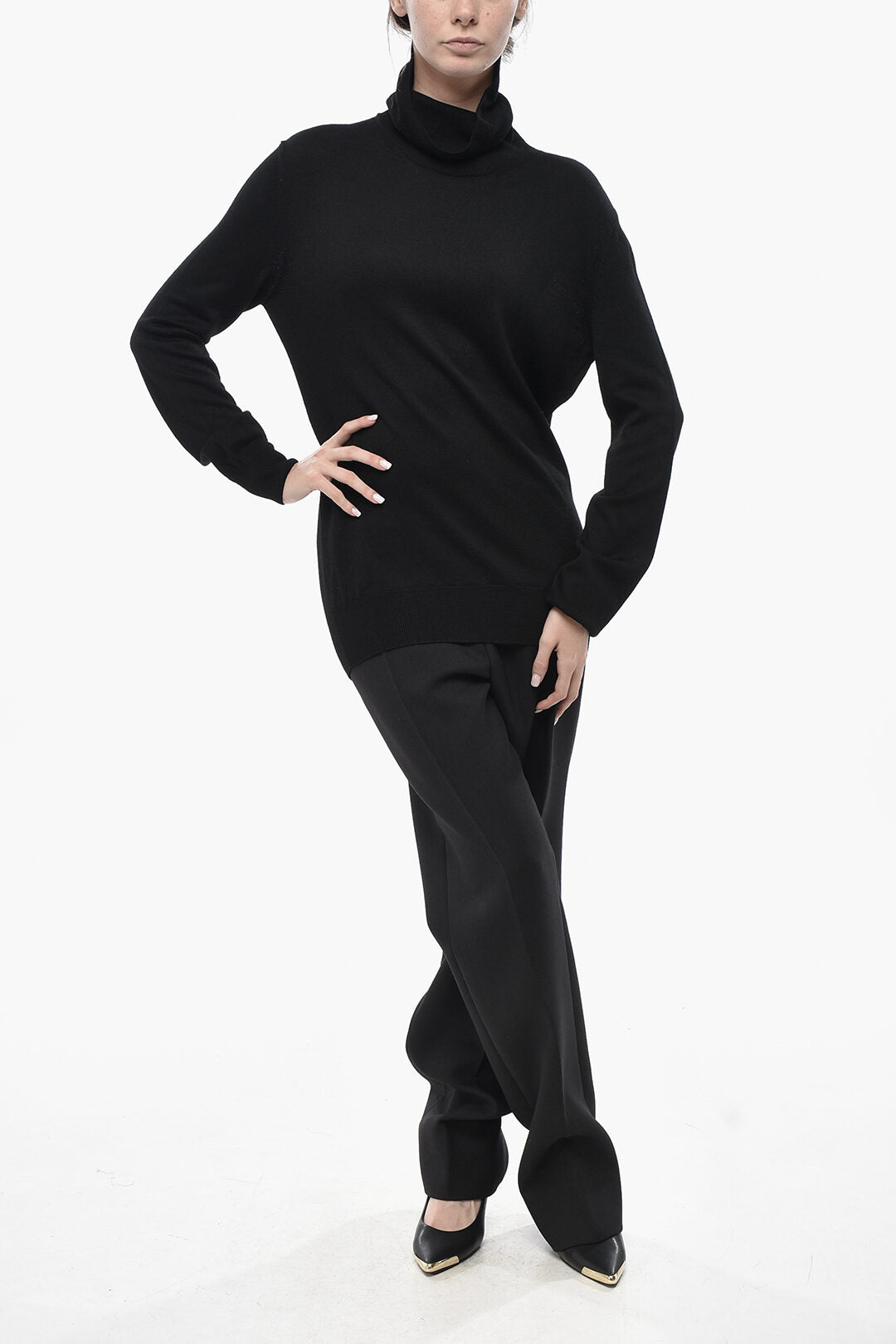 Jil Sander 3500~Virgin Wool Turtleneck Sweater