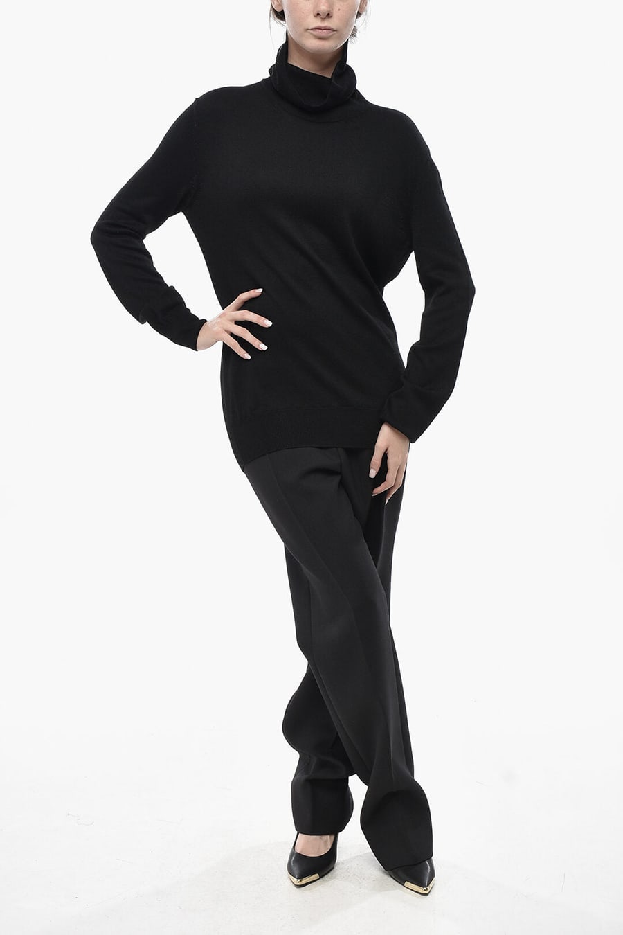 Jil Sander 3500~Virgin Wool Turtleneck Sweater