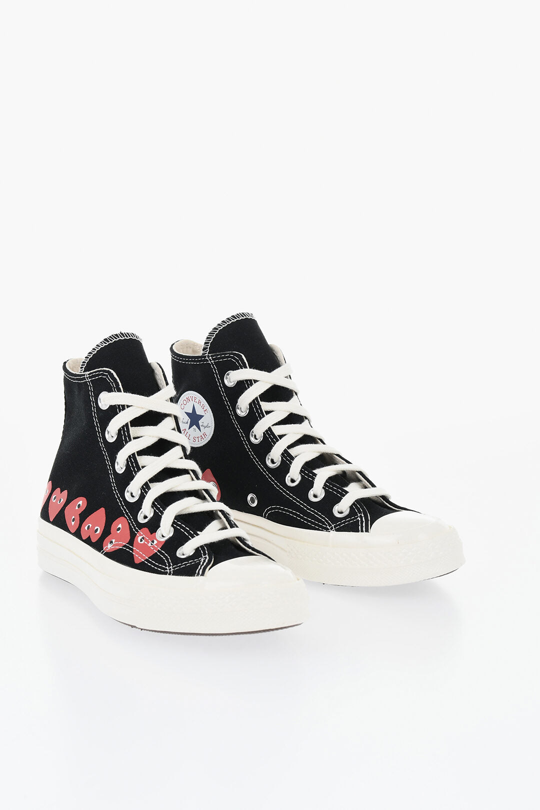 Converse 3500~CDG X CONVERSE High-Top Canvas Sneakers PLAY