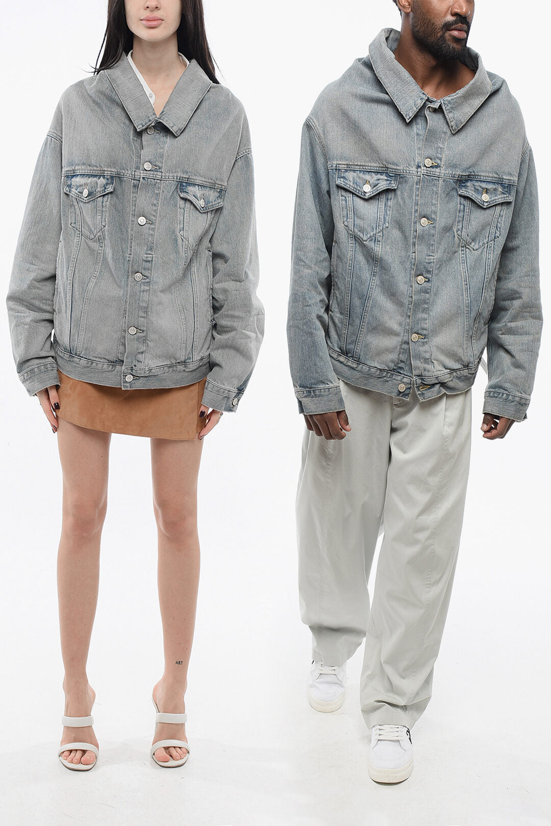 Balenciaga 2750~Denim Jacket UNISEX Vintage Wash