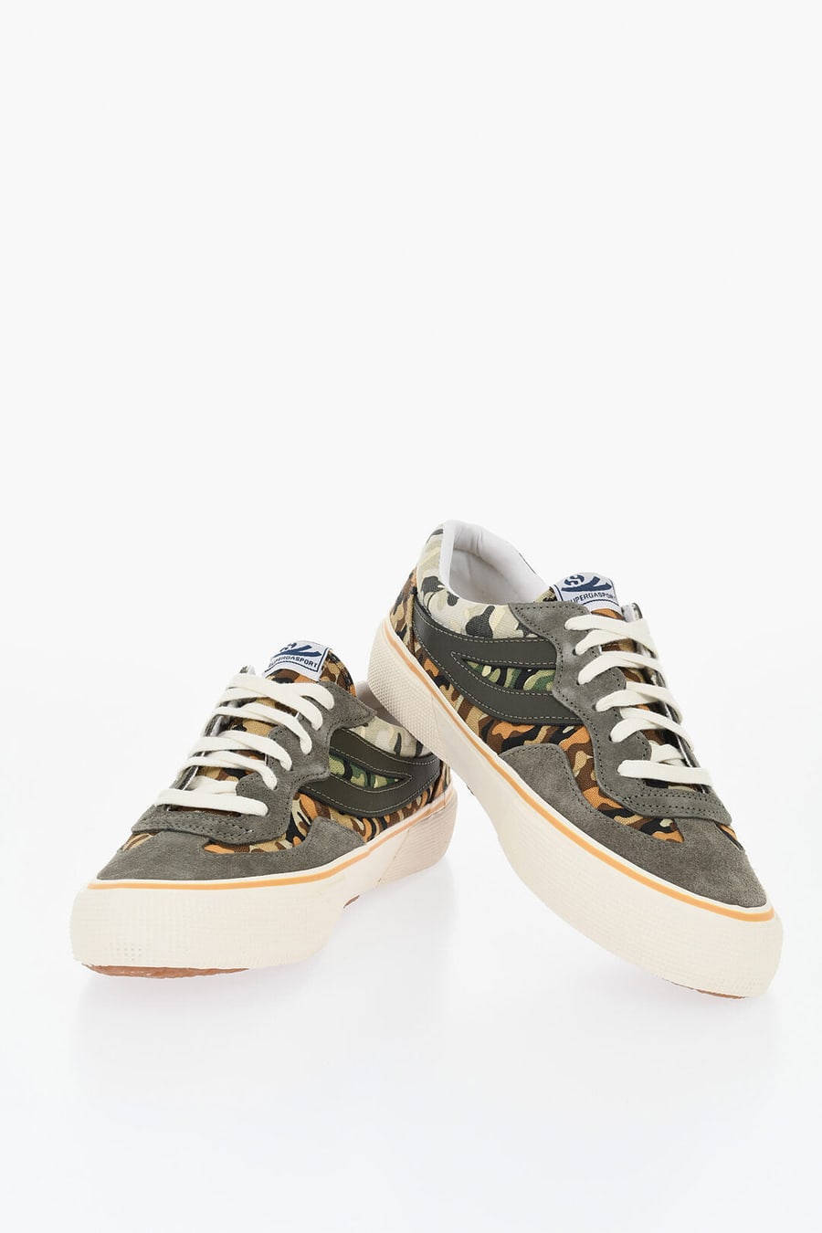 Superga 3250~Low-Top Cotton Camouflage Sneakers