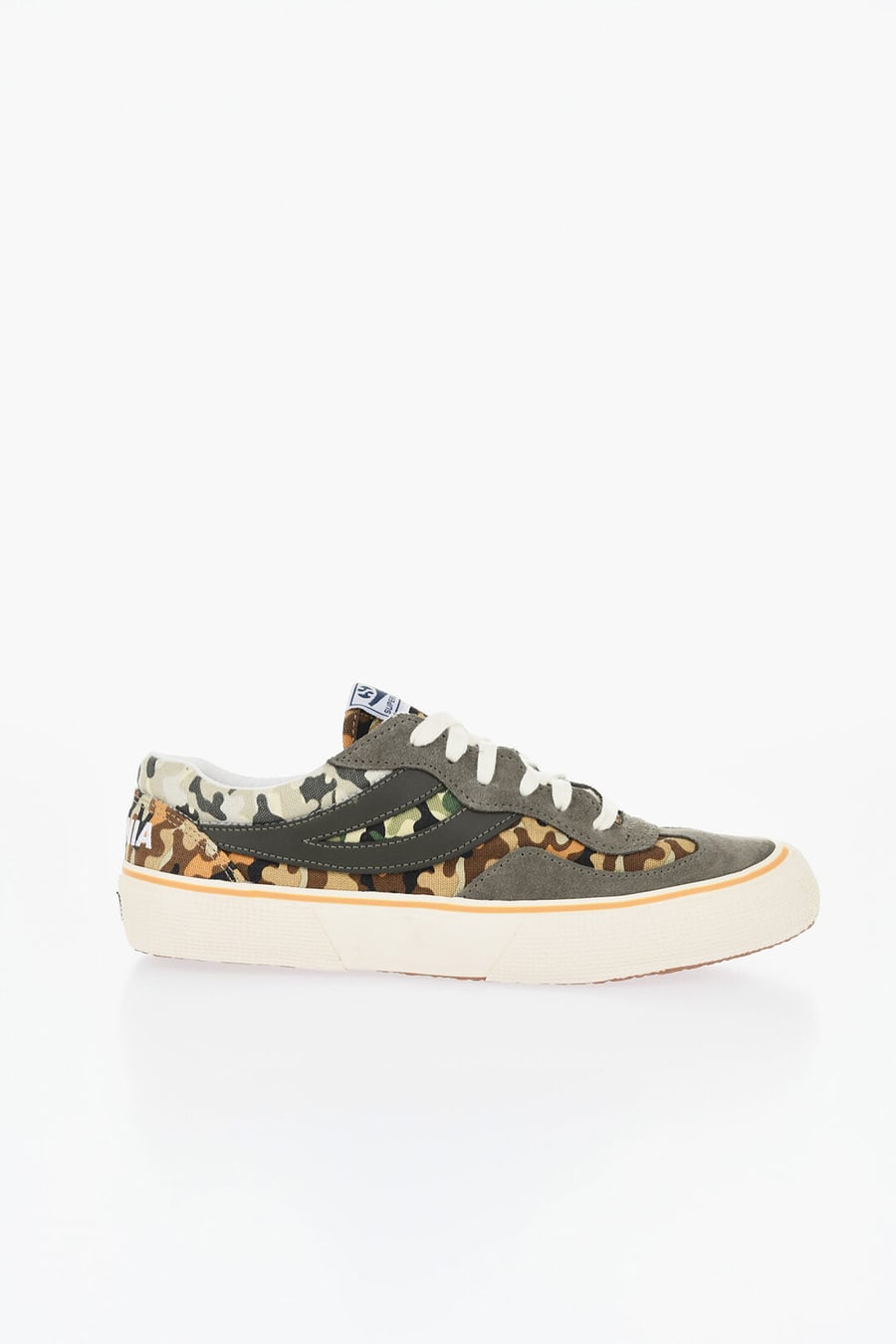 Superga 3250~Low-Top Cotton Camouflage Sneakers, view 3