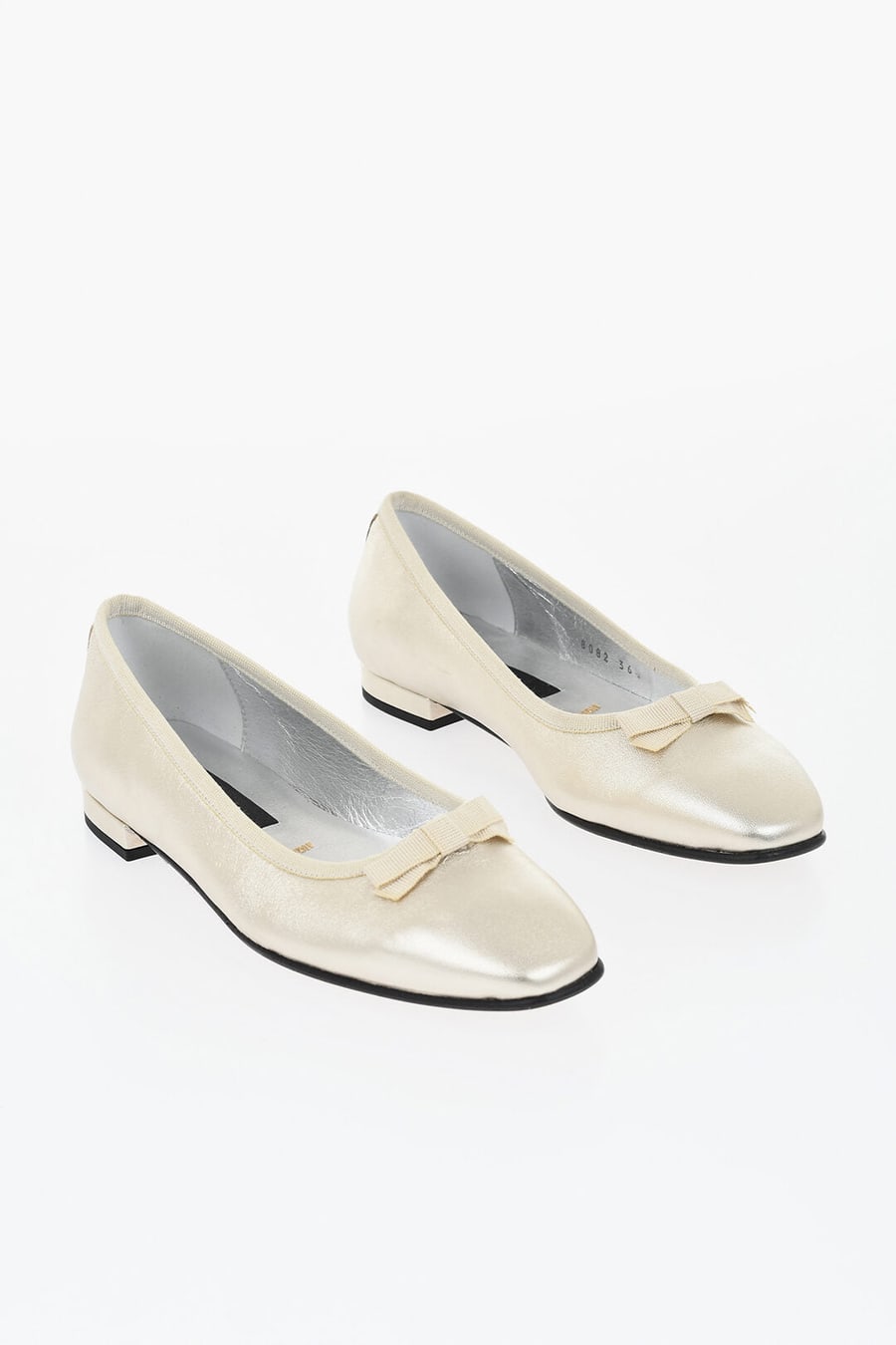 Carel Paris 3300~Metallic Leather Ballet Flats