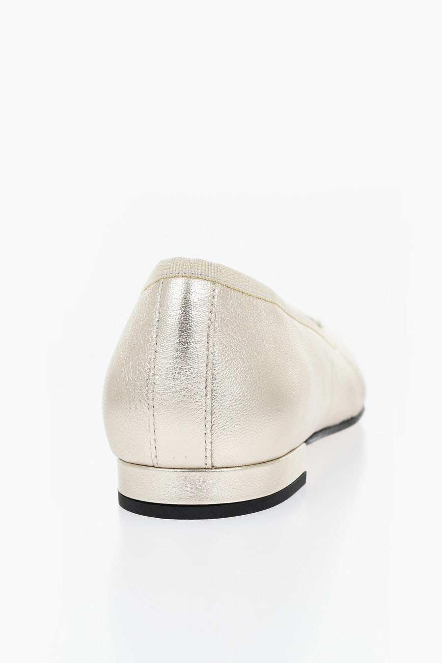 Carel Paris 3300~Metallic Leather Ballet Flats, view 2