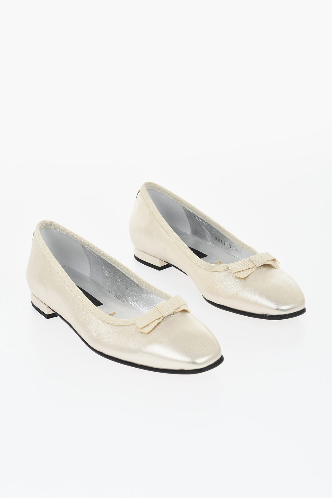 Carel Paris 3300~Metallic Leather Ballet Flats