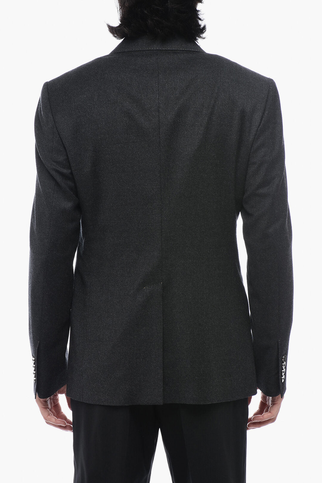 Dolce & Gabbana 2470~TAILORED Wool Double-Breasted Blazer With Peak Lapel, view 2