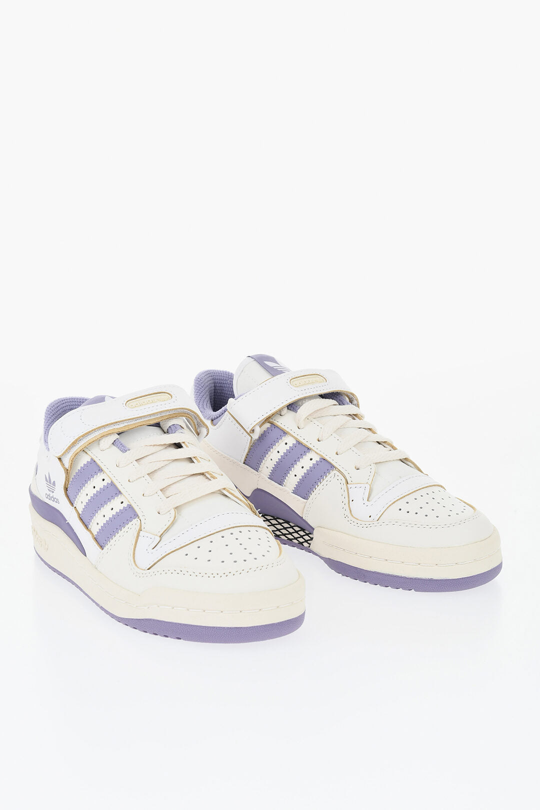 adidas 2550~Two-Tone Leather Low-Top Sneakers FORUM 84
