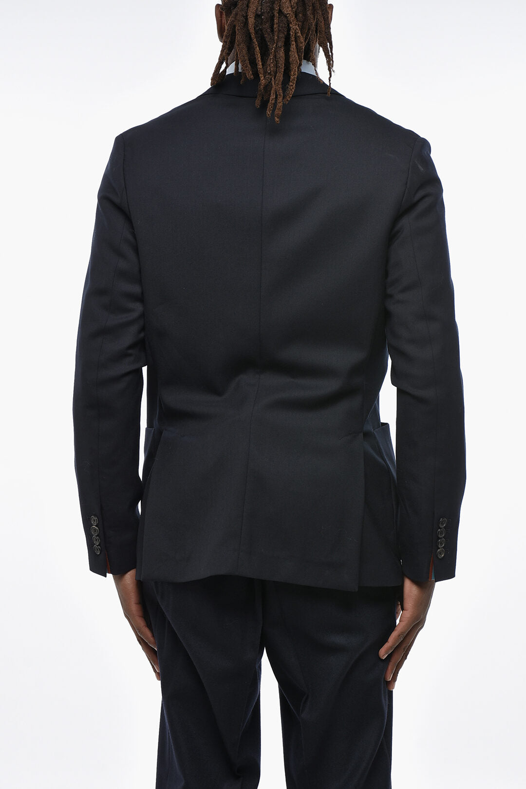 Paul Smith 2405~Two-Button Wool Jacket with Double Vents and Classic Notch Lapel
