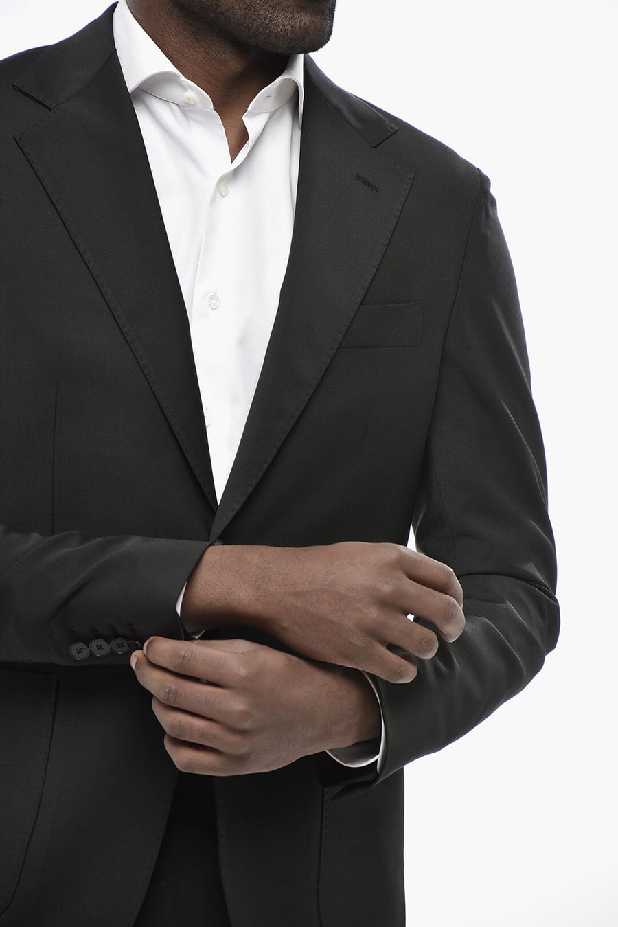 Colamarino 3500~Two-Button Classic-Lapel Suit NAPOLI With Two Vents, view 3