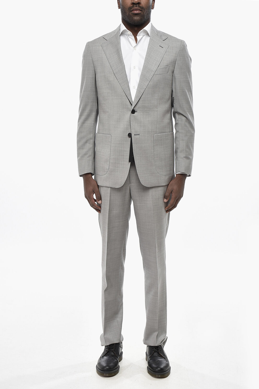 Colamarino 2470~Virgin Wool Classic-Lapel Suit NAPOLI With Two Vents