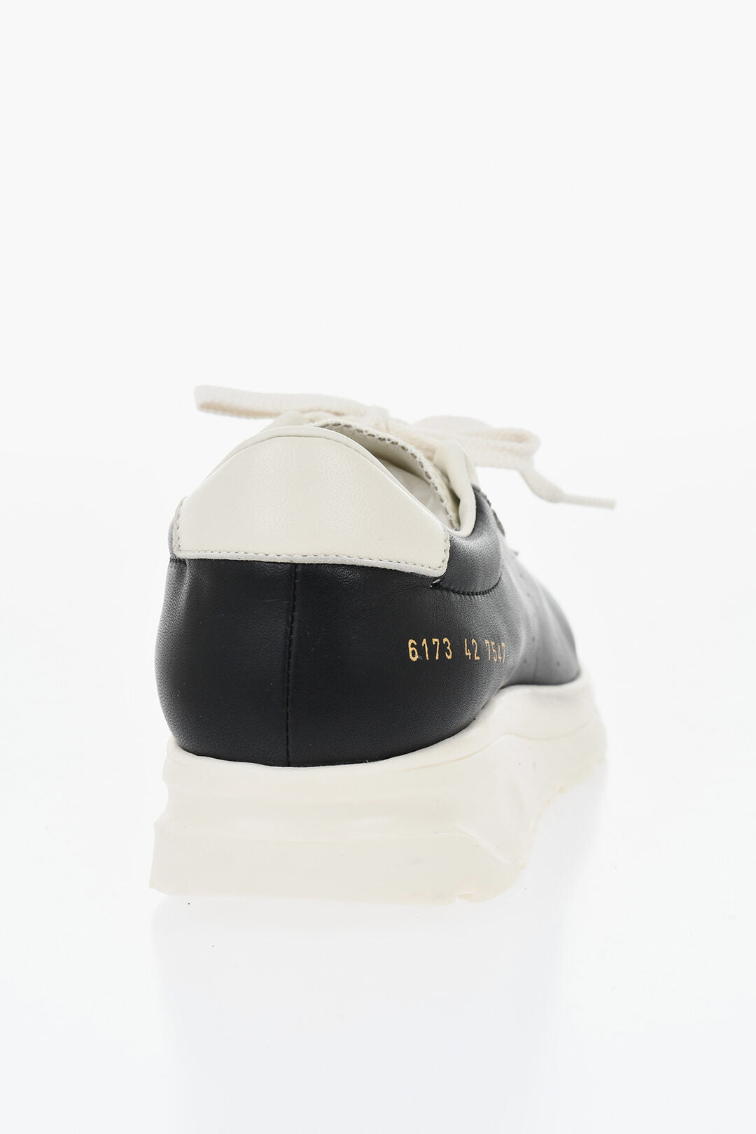 Common projects 2550~WOMAN BY COMMON PROJECTS Two-Tone Leather Low-Top Sneakers, view 2