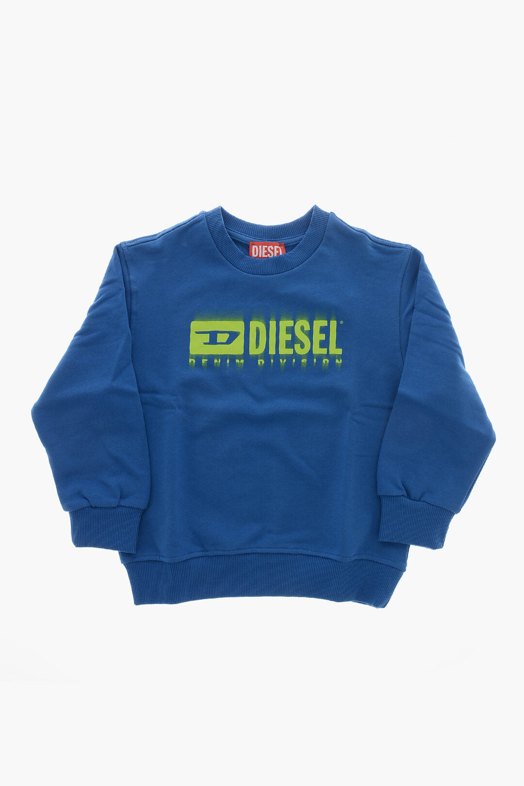 Diesel Kids 2405~Cotton Crewneck Sweatshirt SGINNL8 with Front Logo