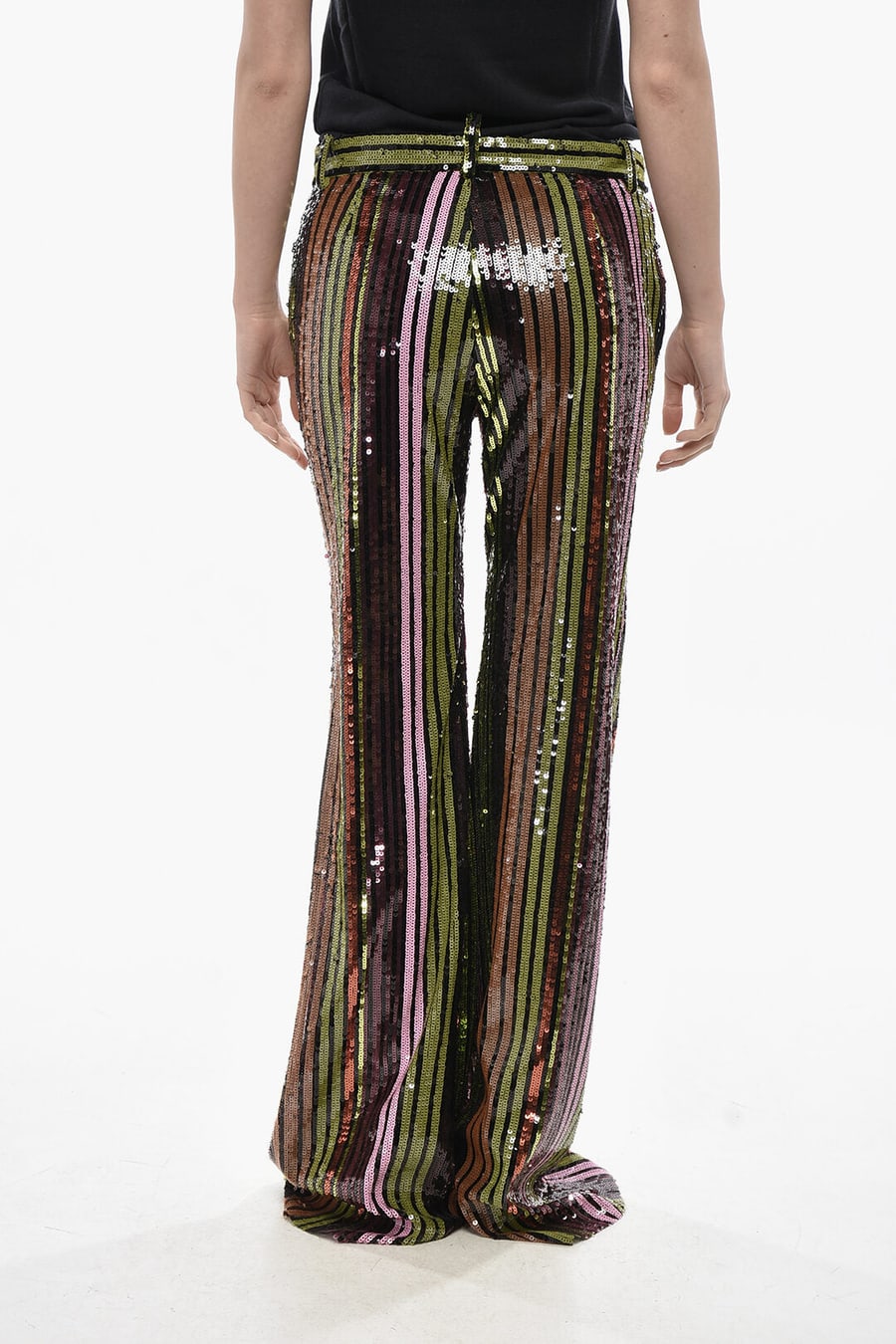 Dsquared2 3250~Flared Sequin Pants DISCO QUEEN
