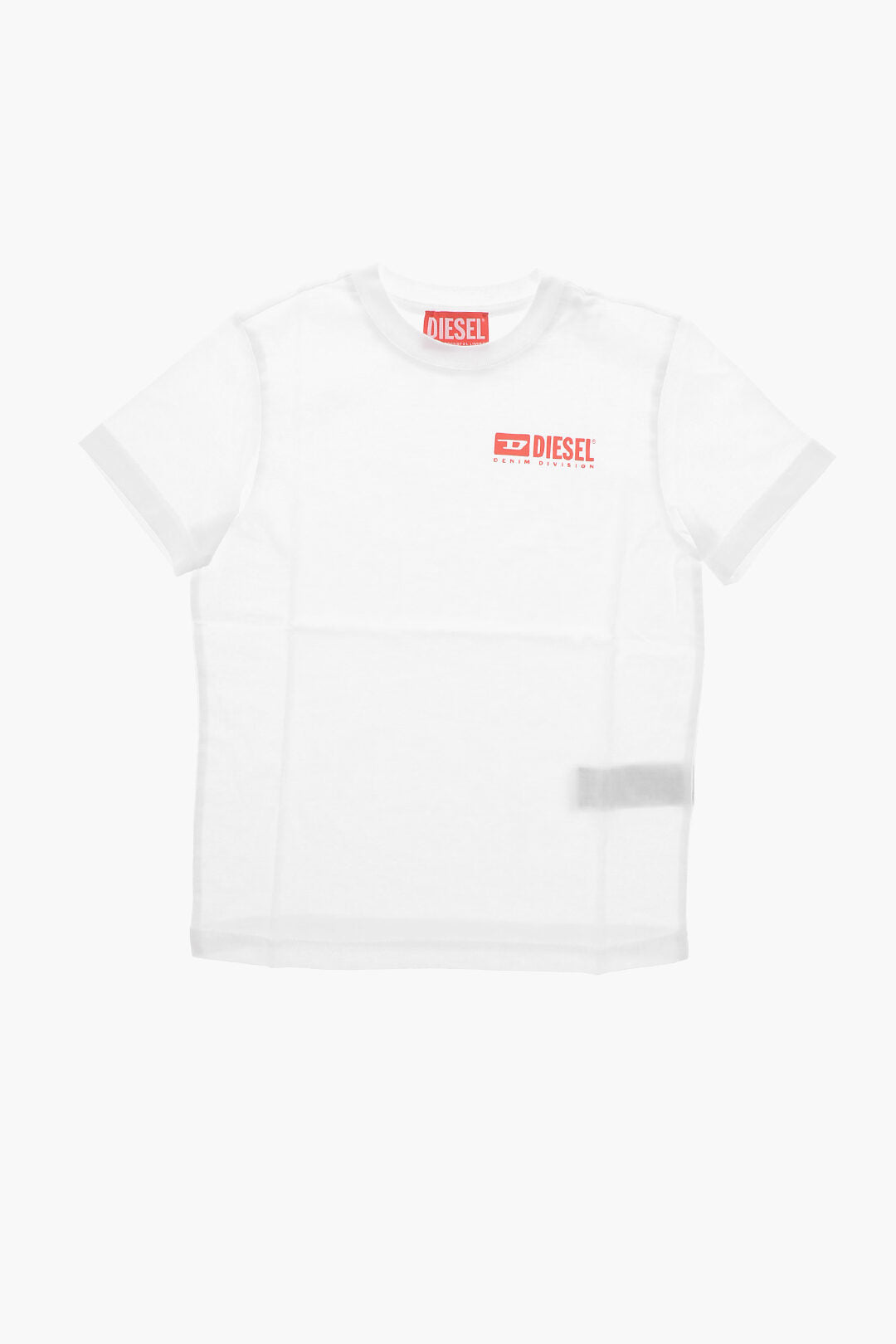 Diesel Kids 2405~Crewneck Cotton T-Shirt LTGIMI with Side Logo